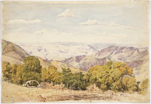 Vue de Tlacotepec, Guerrero, Mexique