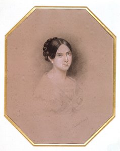 Portrait de Léopoldine Hugo (1824-43) - Adele Julie Hugo