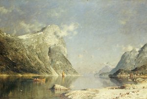 Une scène de fjord