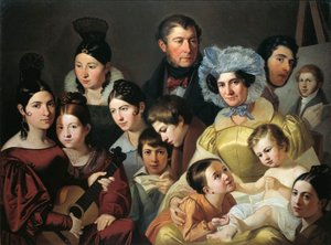 Famille Malatesta en 1835