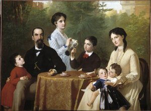 La famille Guastalla - Adeodato Malatesta or Malatesti
