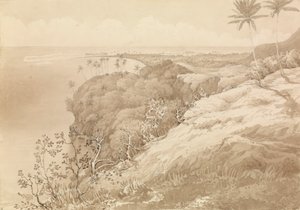 Baie de Matavai et Pointe Vénus, Tahiti, 24 août 1849 [Îles de la Société]