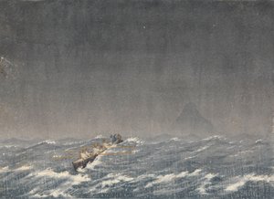 Ancrage extérieur dans une rafale, Mazatlán [Mexique], 22 août 1850, 8h du matin. ... "Question, quel est le chemin vers le navire?" - Admiral Sir Edward Gennys Fanshawe