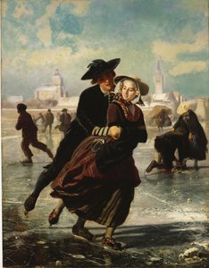 Amoureux Patinant