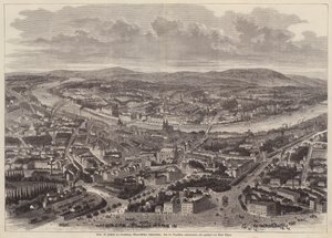 Vue aérienne de Bâle, Suisse - Adolf Eltzner