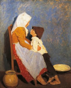Hongrie, Budapest, Frère et sœur - Adolf Fenyes
