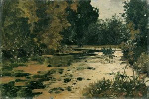 Étang forestier - Adolf Gustav Ditscheiner