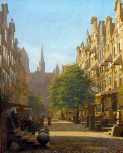 Rue des femmes à Dantzig - Adolf Heinrich Hansen