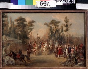 La chasse du tsar au 16ème siècle - Adolf Jossifowitsch Charlemagne