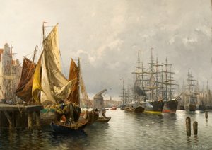 Dans le port du Havre