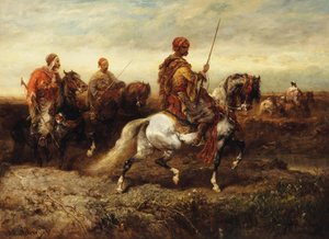 Cavaliers arabes - Adolf Schreyer
