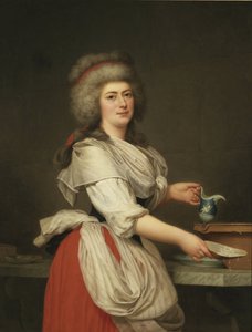 Adélaïde Augier, femme de chambre de la reine en laitière au Trianon