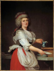 Portrait de Madame Aughie, femme de chambre de la reine de France Marie-Antoinette