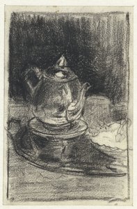 Théière sur un réchaud - Adolf le Comte