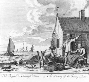 « Le tricotage des filets à harengs » (n° 2 de la série sur la pêche au hareng) - Adolf van der Laan