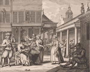 « Le colportage et la vente du hareng » (n° 14 de la série sur la pêche au hareng) - Adolf van der Laan