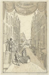 Projet pour la page de titre de la pièce De Schoenlapper-Capityn