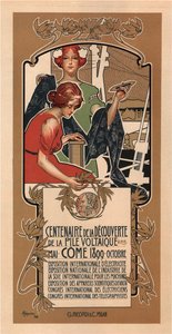 Le 100e anniversaire de la découverte de la pile électrique par Volta, 1898