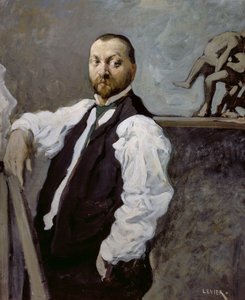 Portrait du sculpteur Alfonso Canciani - Adolfo Levier