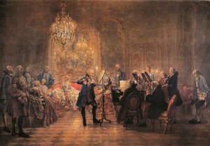 Concert pour flûte avec Frédéric le Grand à Sanssouci