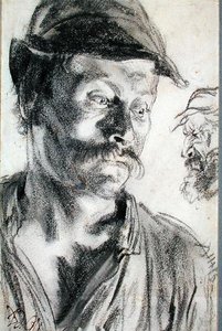 Étude pour Les quincailliers - Adolph Menzel