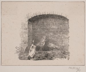 Les poules et les canards - Johan Adolph Kittendorff