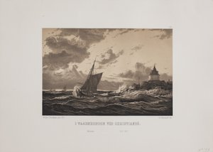 Dans le fossé de la tour à Christiansø