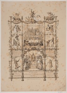 Souvenir du carnaval des artistes du 3 mars 1854 - Johan Adolph Kittendorff