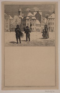 Ramoneurs. N° 16 dans Chr. Winther et M. Rørbye, "25 Images pour petits enfants" - Johan Adolph Kittendorff