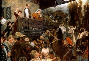 Un Cirque Itinérant Chameliers à Partenkirchen, 1884