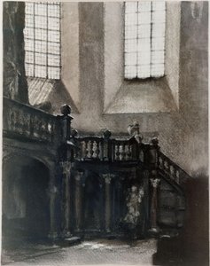 Vue sur une tribune d
