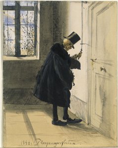La mort, un invité indésirable. 1844 : plus-que-parfait - Adolph Menzel