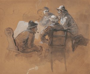 Pêcheurs - Adolph Menzel