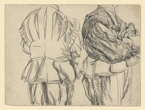 Modèle en costume d