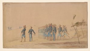 Avant-poste alerté, Compagnie A, Nashville, Tennessee - Adolph Metzner
