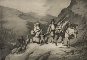 Illustration du livre Norge fremstillet i Tegninger par Asbjørnsen, P.Chr. et publié par Chr. Tønsberg (no, 1848)
