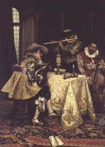 Les musiciens - Adolphe Alexandre Lesrel