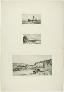 Une falaise dans la paroisse de Rix - Adolphe Appian