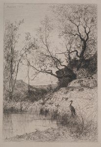 Un étang, 1867