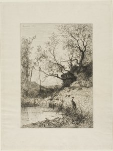 Un étang près de Roussillon