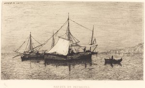 Barque de pêcheurs - Adolphe Appian