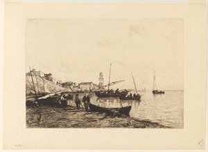 Le port de San Remo - Adolphe Appian