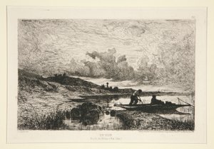 Un soir, bords du Rhône à Rix