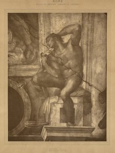 Rome - Palais du Vatican, Chapelle Sixtine, Michel-Ange - Adolphe Braun