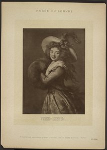 [Self-portrait by Vigee-Lebrun, Musée du Louvre] - Adolphe Braun