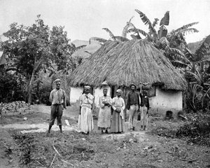 Cabane de nègre, Jamaïque, vers 1905