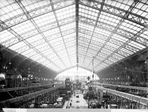 Hall des Machines, Exposition Universelle, Paris, 1889 - Adolphe Giraudon