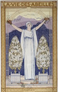 La Vie des abeilles: Allégorie - Dessin par A. Giraudon - Adolphe Giraudon