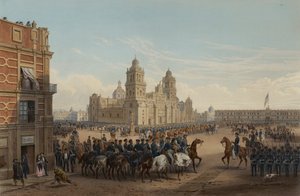 Entrée du général Scott à Mexico