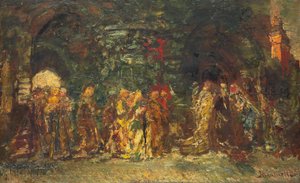 Une procession, c.1880